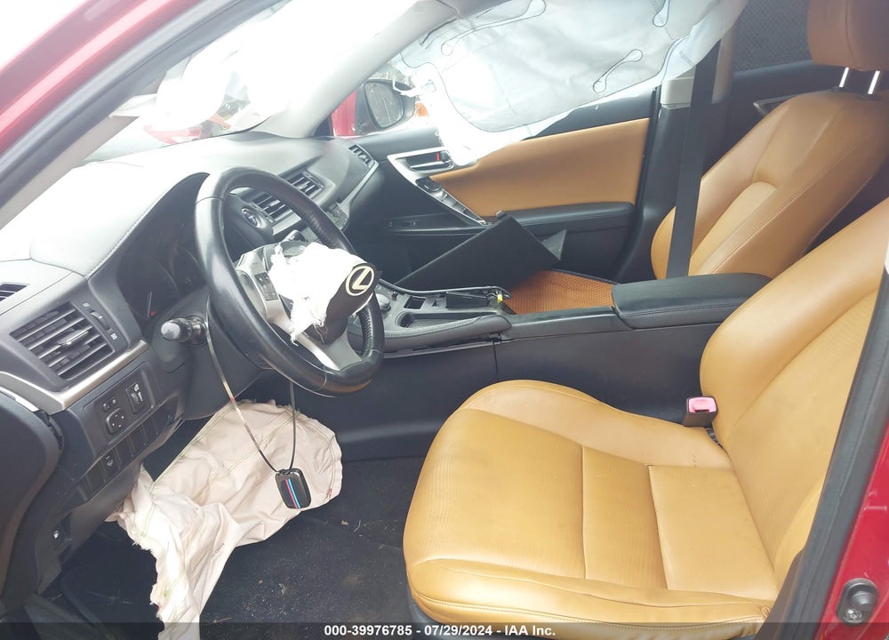 2011 LEXUS CT 200H PREMIUM VIN: JTHKD5BH4B2005687