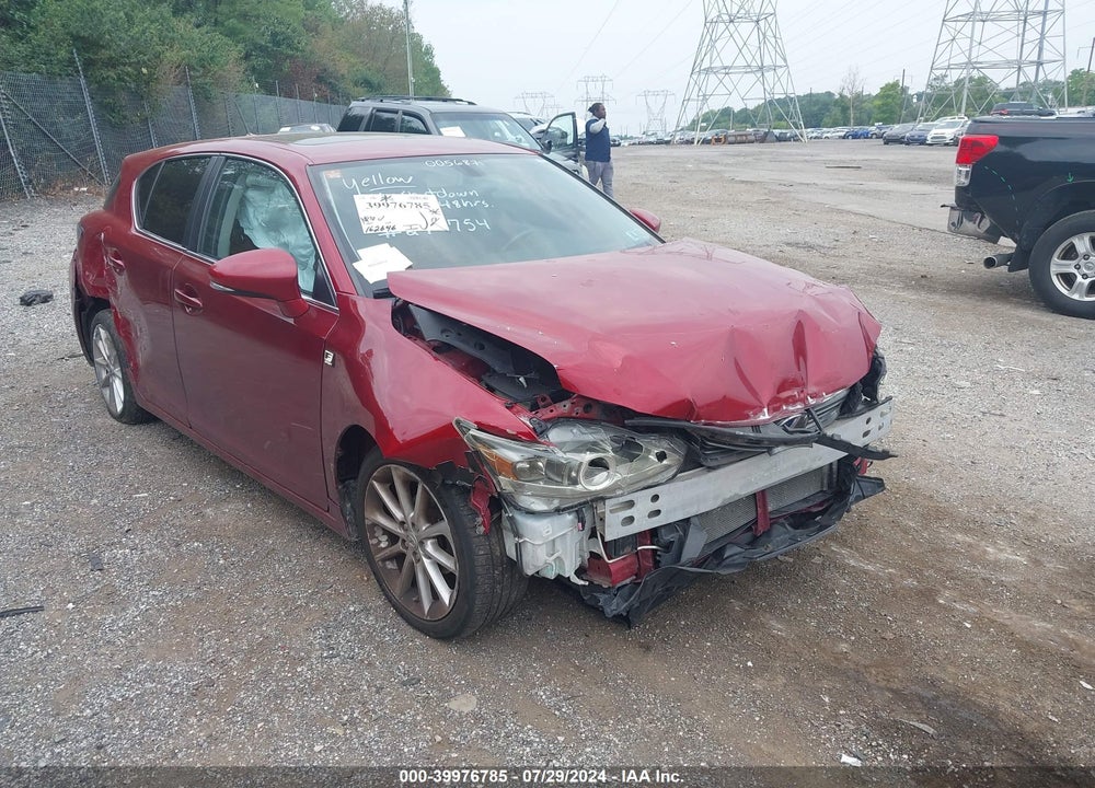2011 LEXUS CT 200H PREMIUM VIN: JTHKD5BH4B2005687