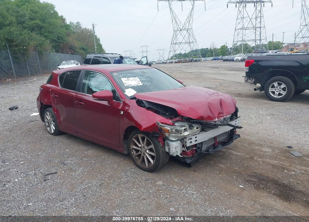 2011 LEXUS CT 200H PREMIUM VIN: JTHKD5BH4B2005687