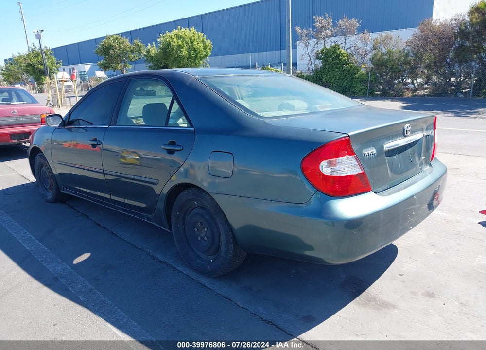 2003 TOYOTA CAMRY LE VIN: 4T1BE30K23U757701