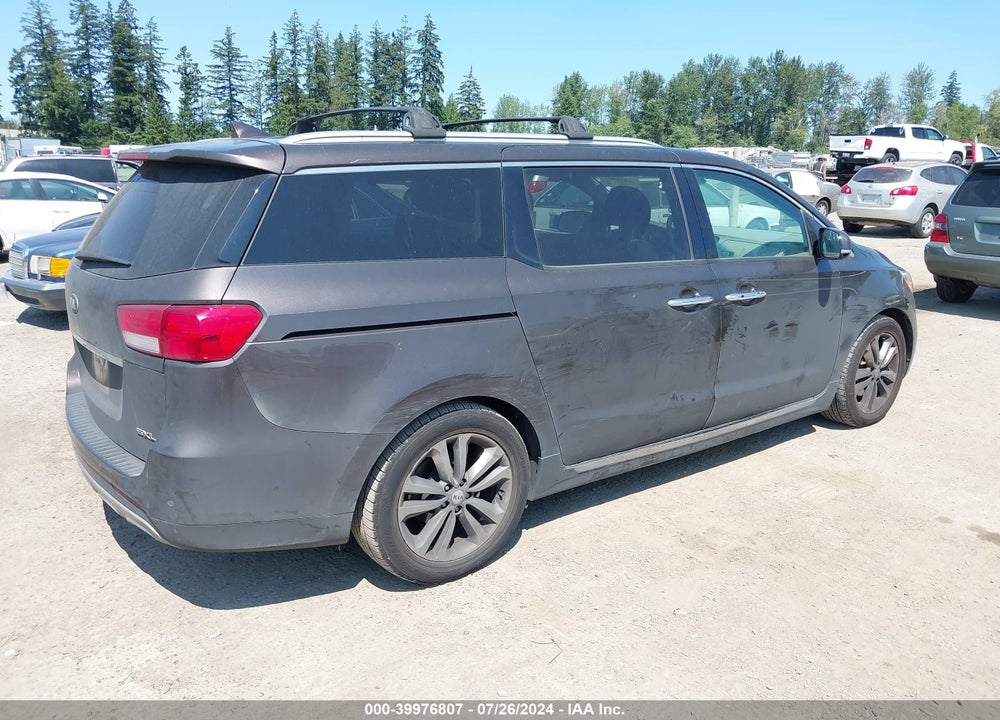2016 KIA SEDONA SX LUXURY VIN: KNDME5C14G6141939