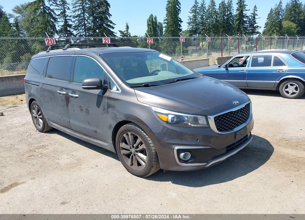 2016 KIA SEDONA SX LUXURY VIN: KNDME5C14G6141939