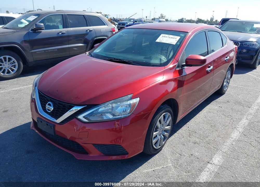 2017 NISSAN SENTRA SV VIN: 3N1AB7APXHY308879