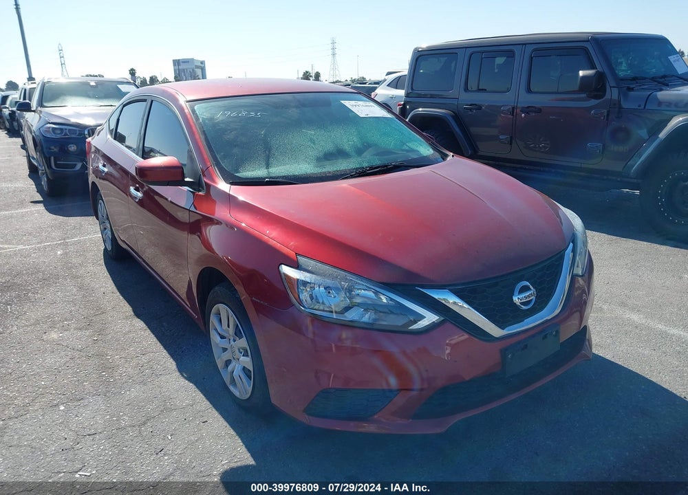 2017 NISSAN SENTRA SV VIN: 3N1AB7APXHY308879