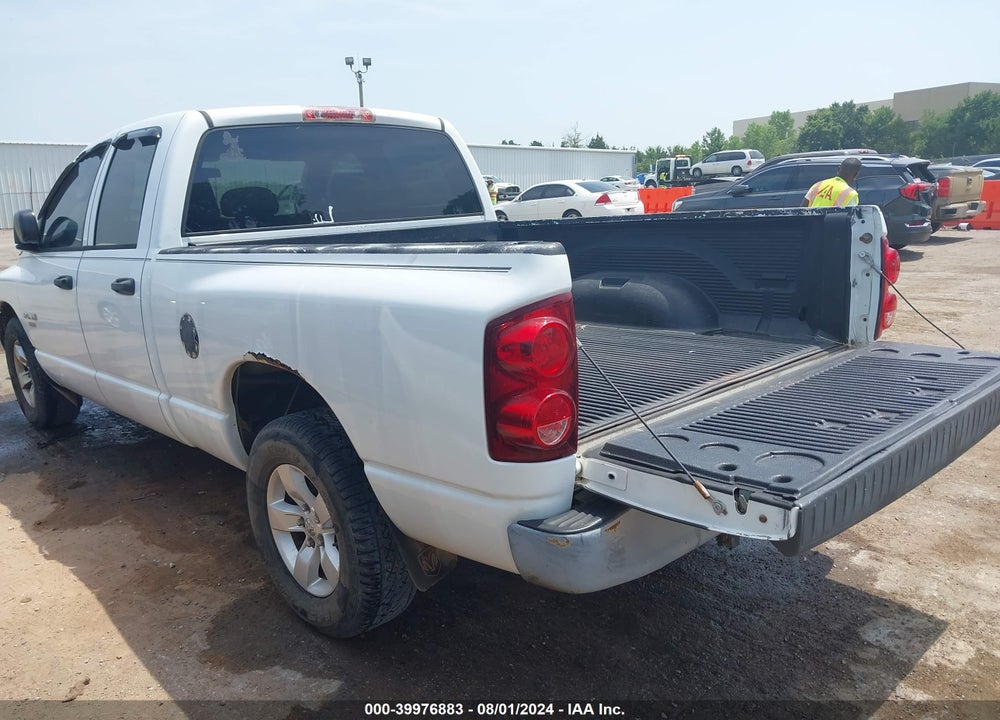 2008 DODGE RAM 1500 ST/SXT VIN: 1D7HA18K78J190550