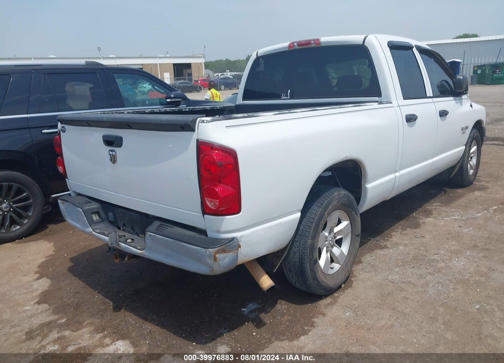 2008 DODGE RAM 1500 ST/SXT VIN: 1D7HA18K78J190550