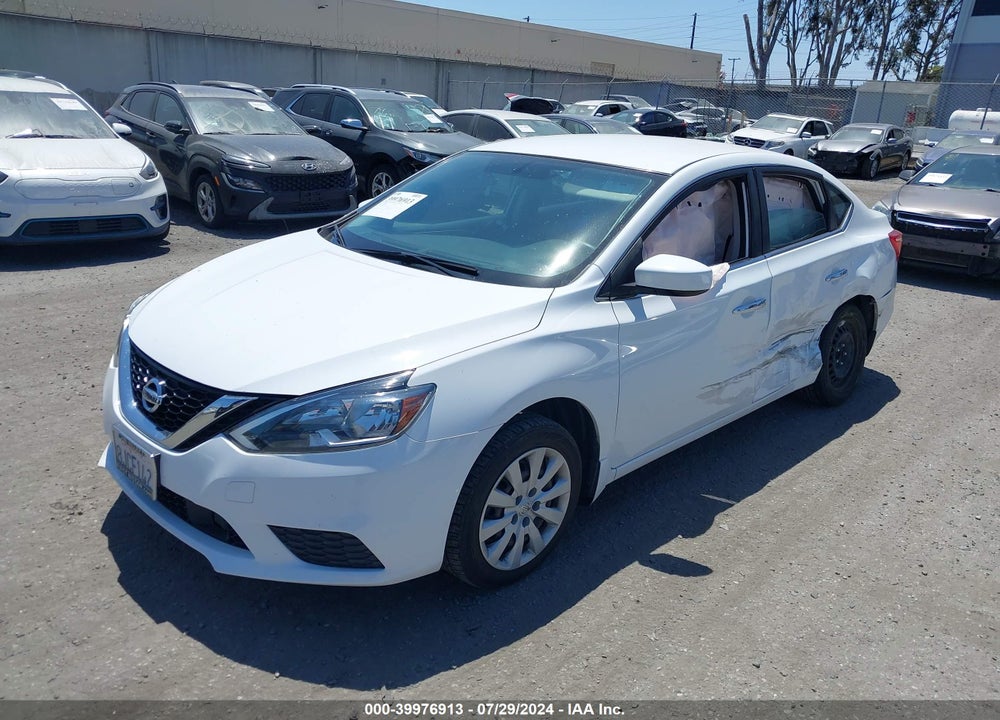 2019 NISSAN SENTRA S VIN: 3N1AB7APXKY257164