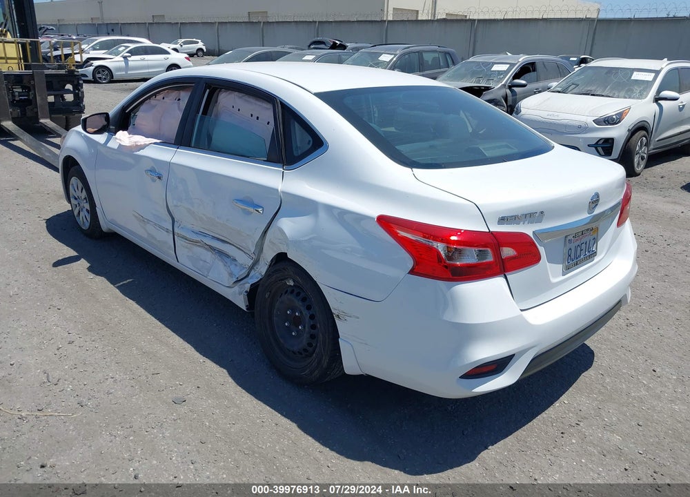 2019 NISSAN SENTRA S VIN: 3N1AB7APXKY257164