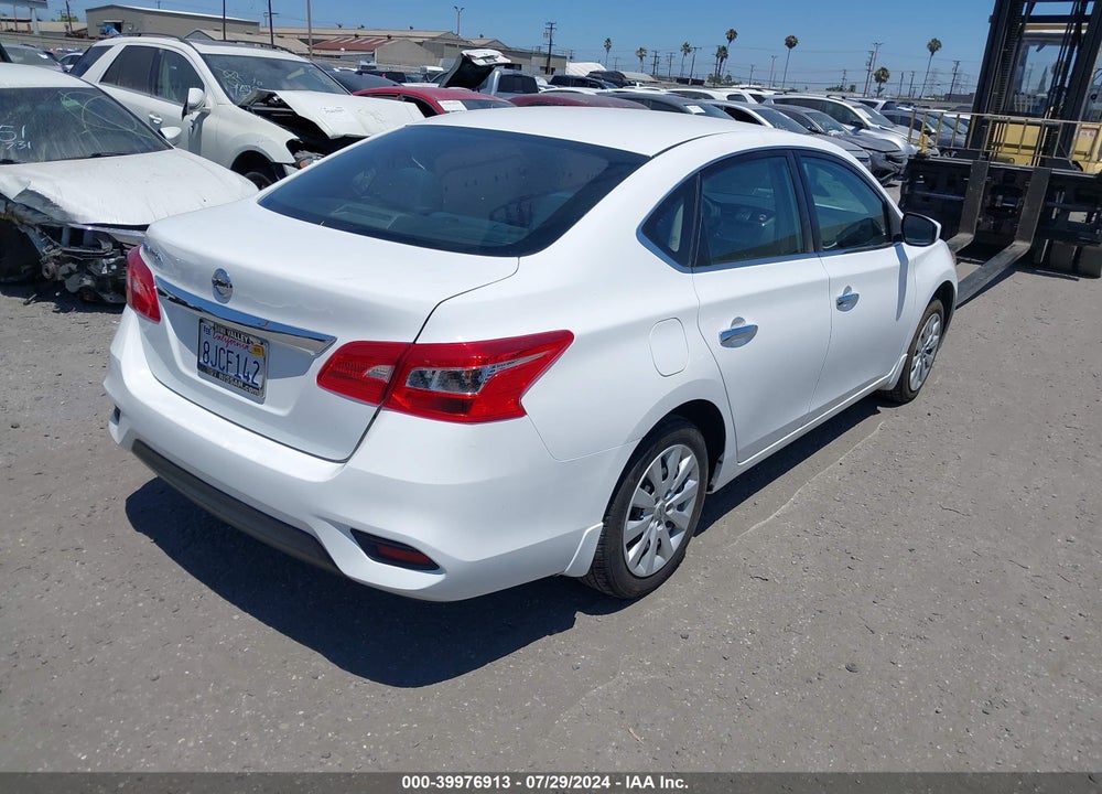 2019 NISSAN SENTRA S VIN: 3N1AB7APXKY257164