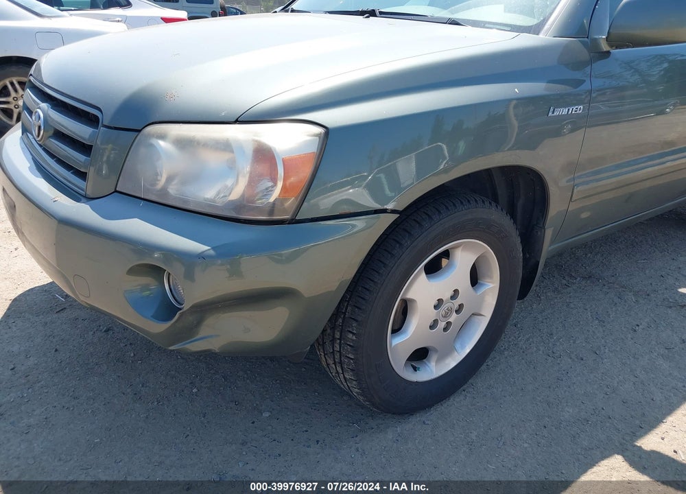 2005 TOYOTA HIGHLANDER LIMITED V6 VIN: JTEDP21A950086332