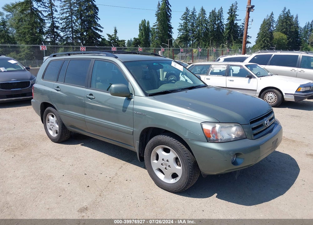 2005 TOYOTA HIGHLANDER LIMITED V6 VIN: JTEDP21A950086332