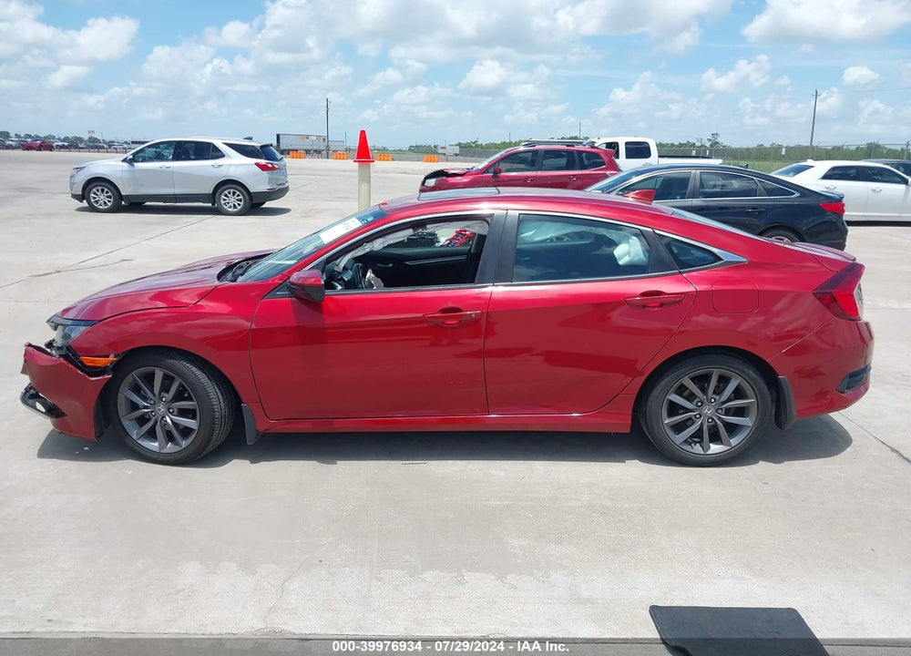 2020 HONDA CIVIC EX VIN: 19XFC1F39LE015844