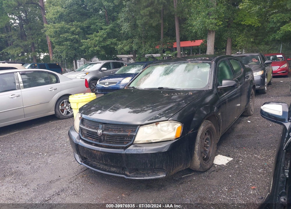 2010 DODGE AVENGER SXT VIN: 1B3CC4FB2AN221478