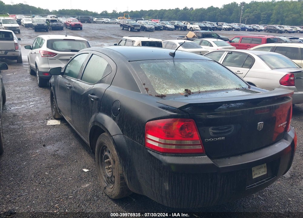 2010 DODGE AVENGER SXT VIN: 1B3CC4FB2AN221478