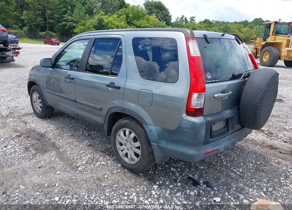 2006 HONDA CR-V EX VIN: SHSRD78866U404356