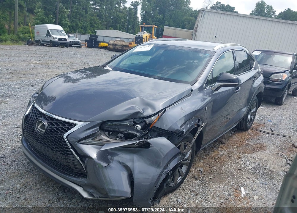 2017 LEXUS NX 200T F SPORT VIN: JTJYARBZ3H2084005