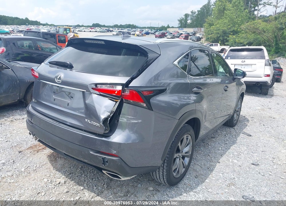 2017 LEXUS NX 200T F SPORT VIN: JTJYARBZ3H2084005