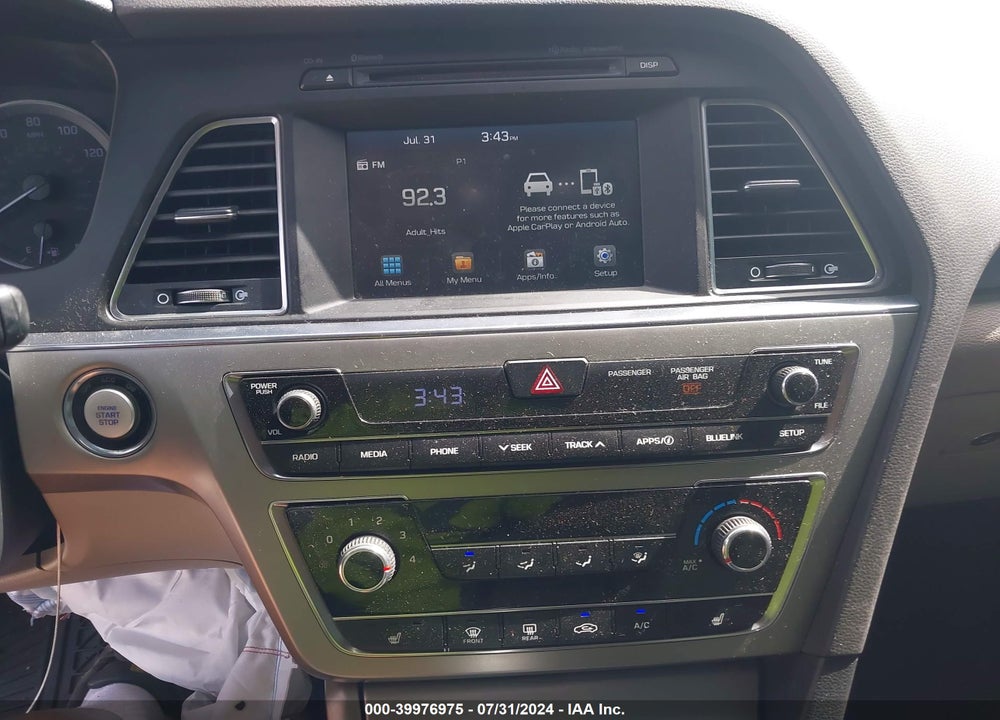 2017 HYUNDAI SONATA SPORT VIN: 5NPE34AF2HH517810