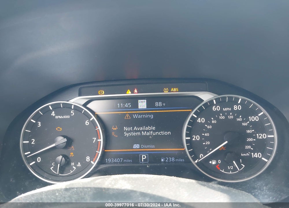 2019 NISSAN ALTIMA 2.5 SL VIN: 1N4BL4EVXKC176671
