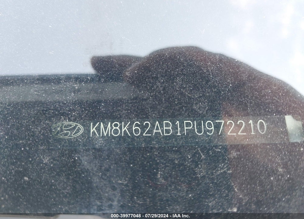 2023 HYUNDAI KONA SEL VIN: KM8K62AB1PU972210
