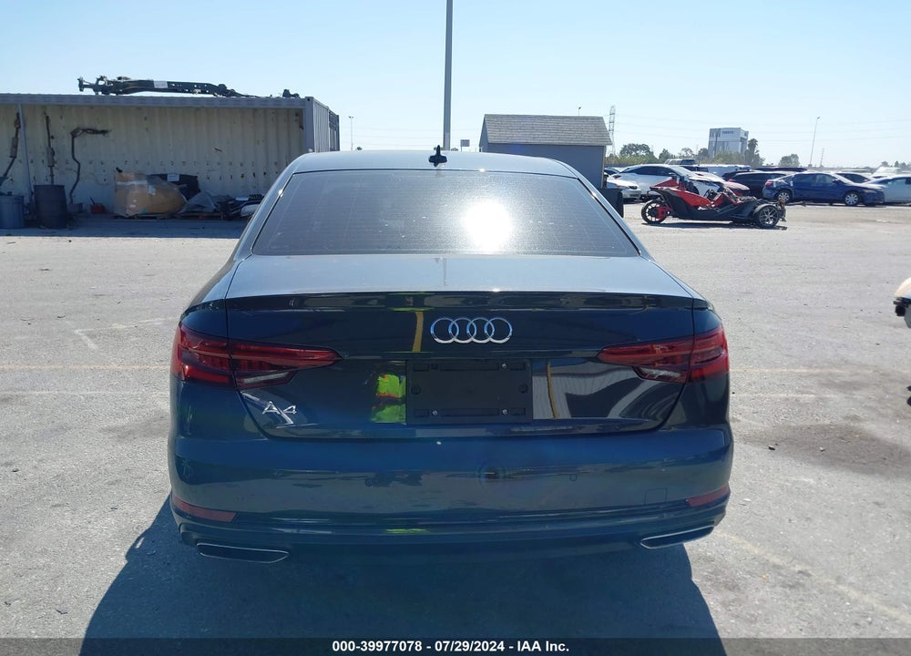 2019 AUDI A4 40 TITANIUM PREMIUM VIN: WAUGMAF4XKN018415