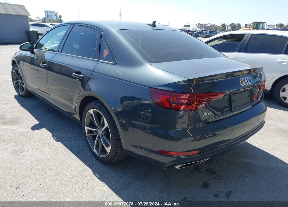 2019 AUDI A4 40 TITANIUM PREMIUM VIN: WAUGMAF4XKN018415