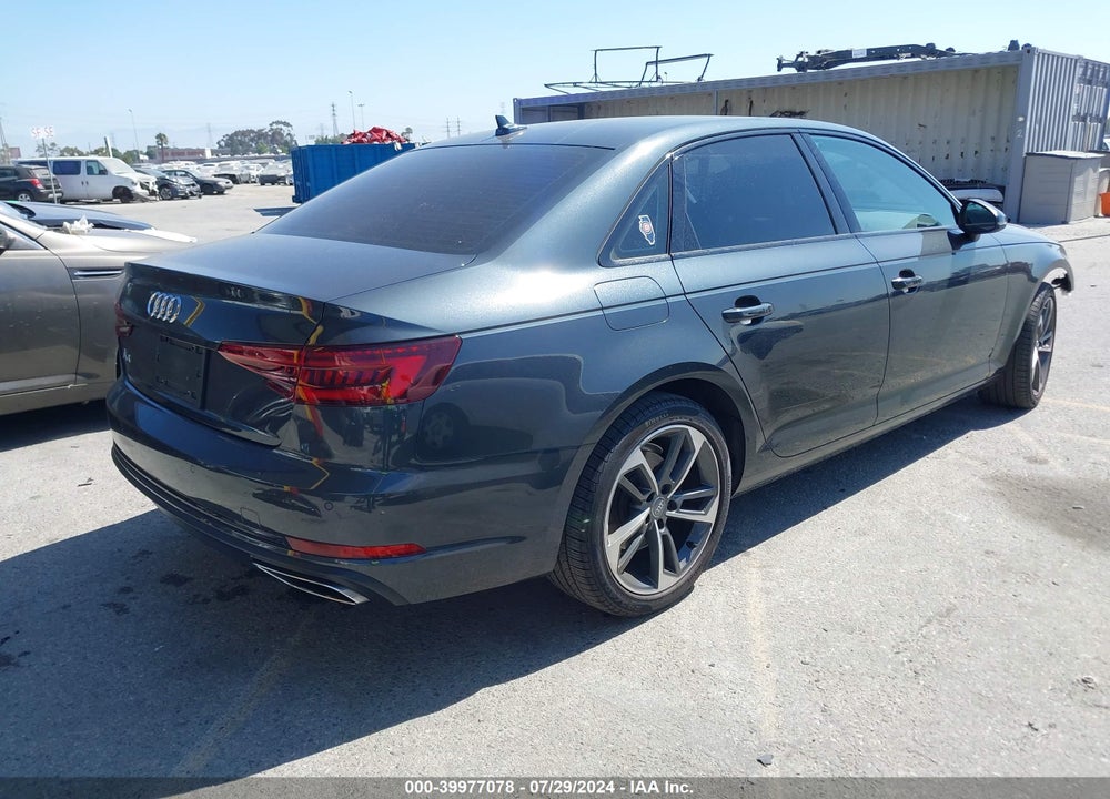 2019 AUDI A4 40 TITANIUM PREMIUM VIN: WAUGMAF4XKN018415