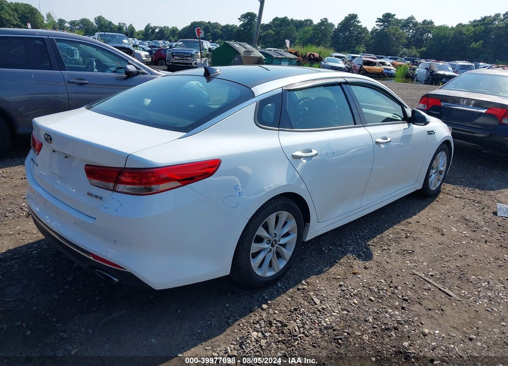 2016 KIA OPTIMA EX VIN: 5XXGU4L36GG090375