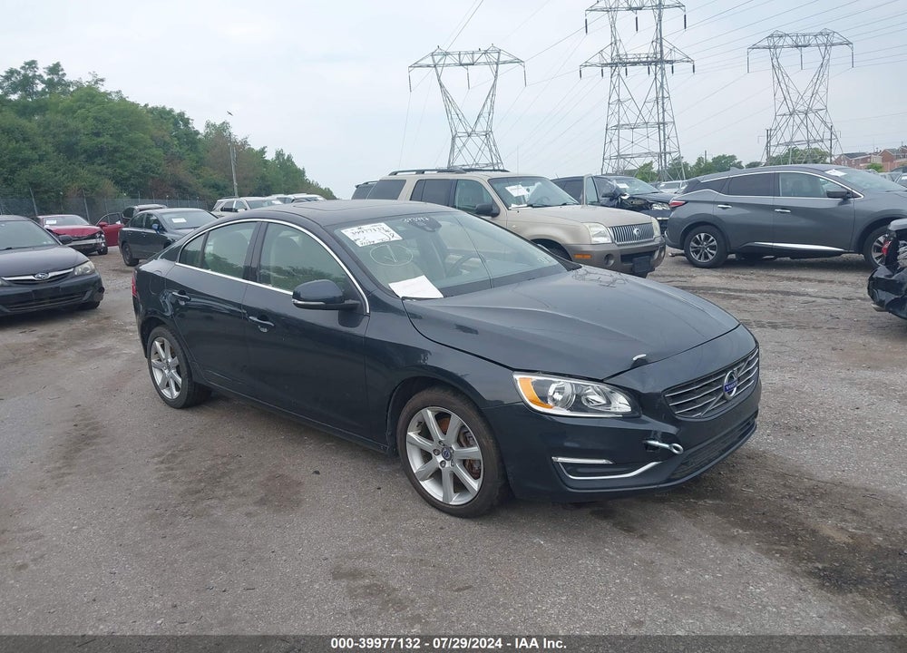 2016 VOLVO S60 T5 PREMIER VIN: YV1612TK6G2393947