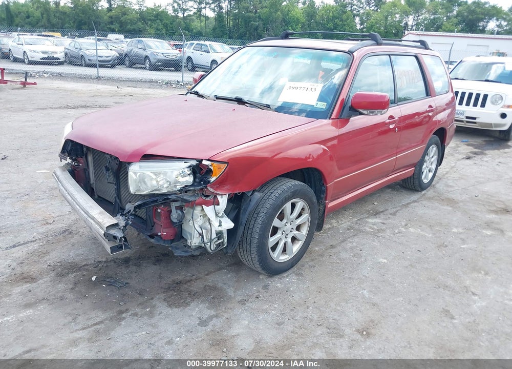 2007 SUBARU FORESTER 2.5X VIN: JF1SG65697H741513