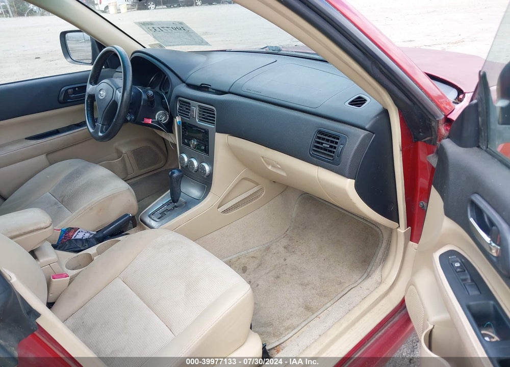 2007 SUBARU FORESTER 2.5X VIN: JF1SG65697H741513