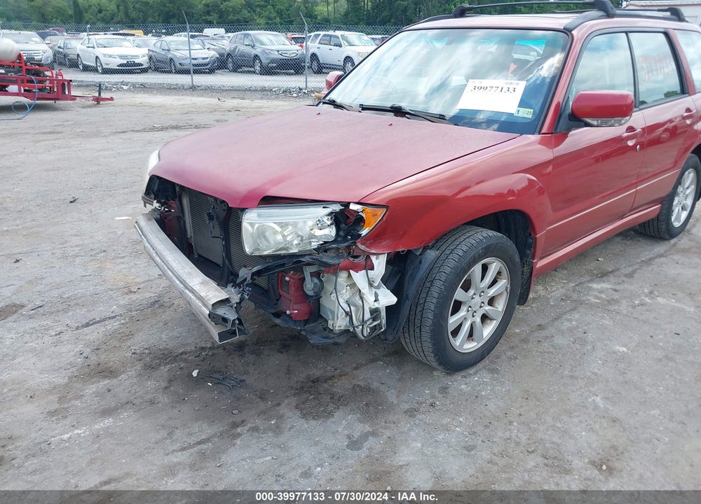 2007 SUBARU FORESTER 2.5X VIN: JF1SG65697H741513