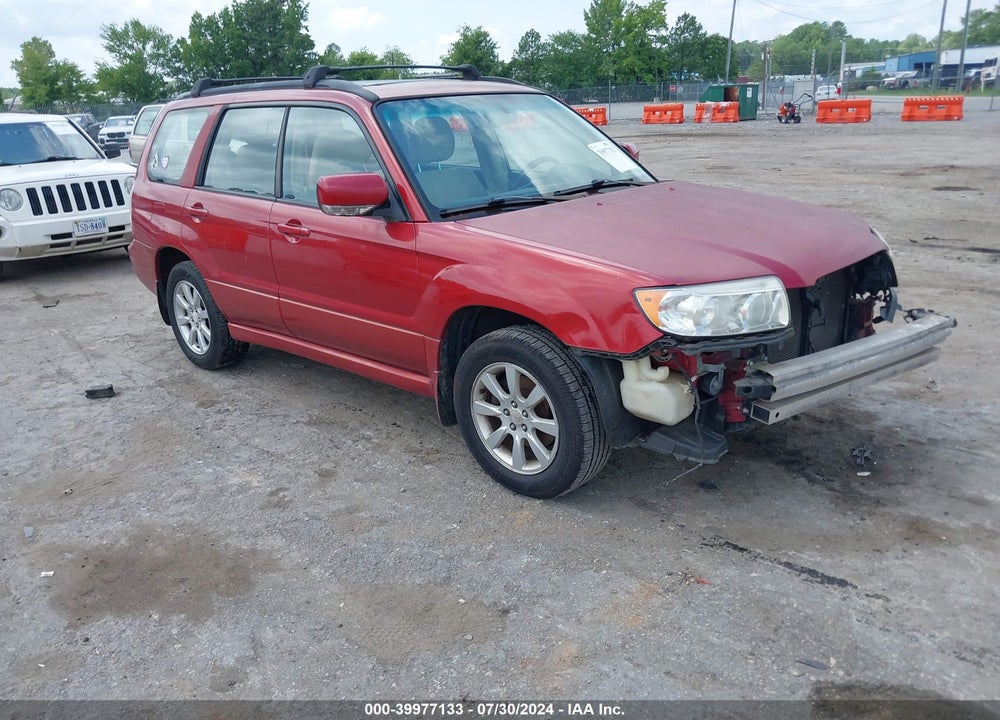 2007 SUBARU FORESTER 2.5X VIN: JF1SG65697H741513