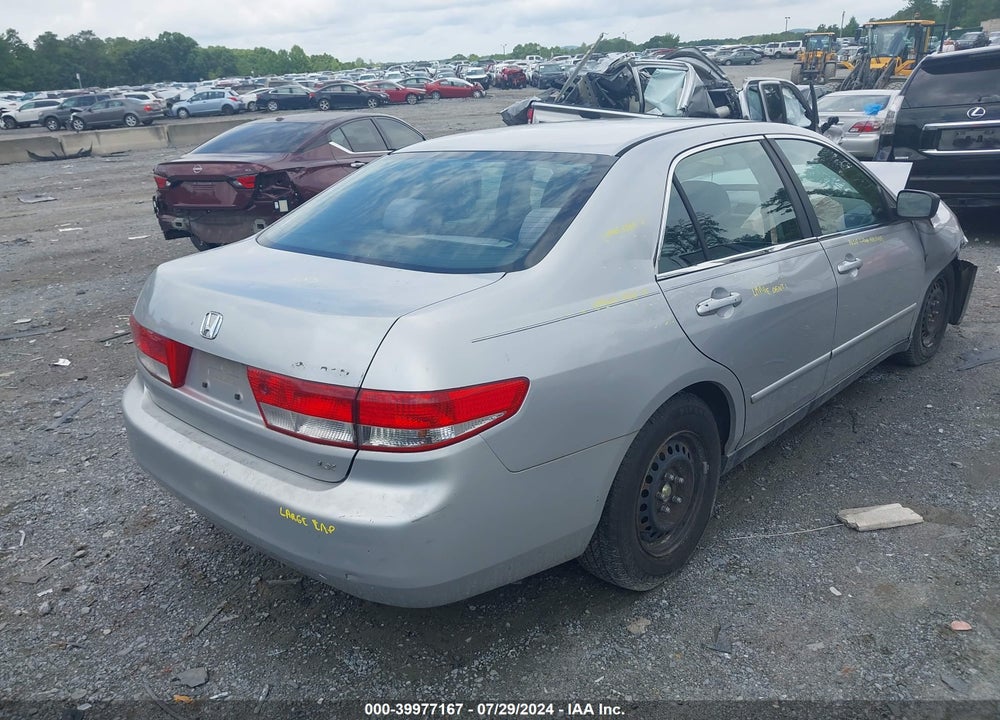 2003 HONDA ACCORD 2.4 LX VIN: 1HGCM56493A021633