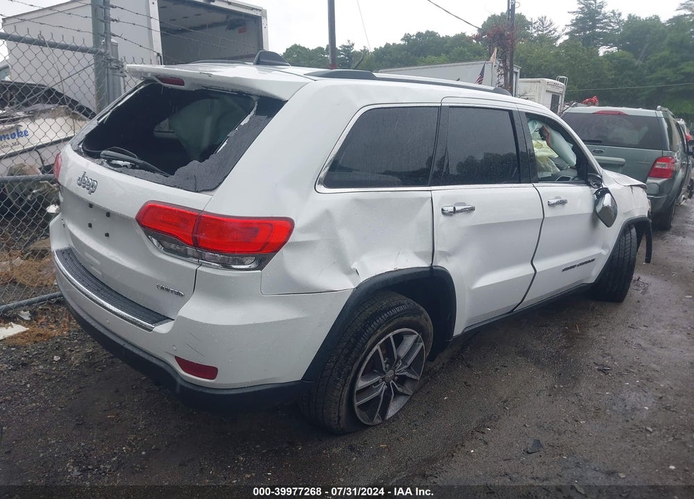 2018 JEEP GRAND CHEROKEE LIMITED 4X4 VIN: 1C4RJFBG6JC410917