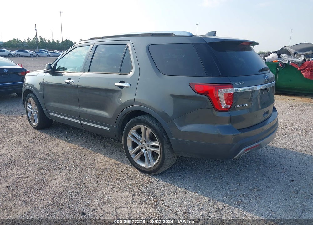 2017 FORD EXPLORER LIMITED VIN: 1FM5K7F82HGC46889