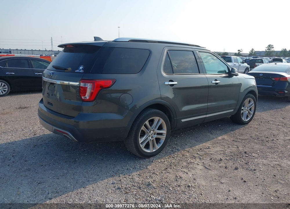 2017 FORD EXPLORER LIMITED VIN: 1FM5K7F82HGC46889
