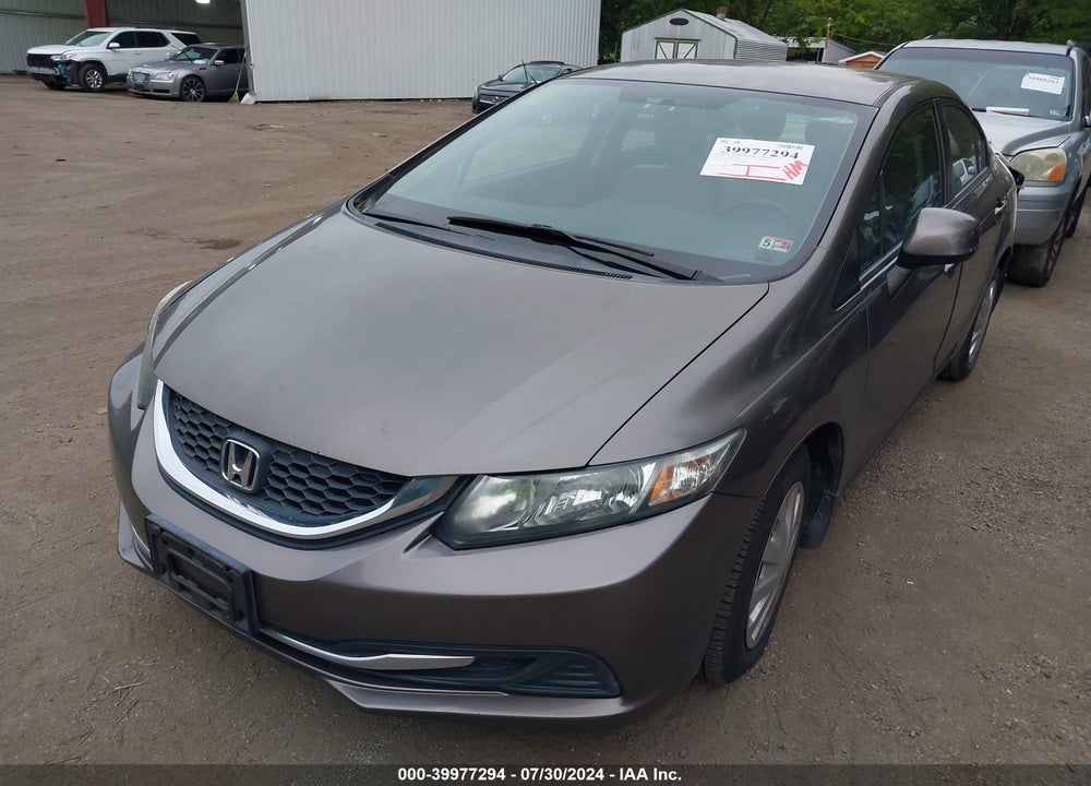 2013 HONDA CIVIC LX VIN: 2HGFB2F5XDH574594
