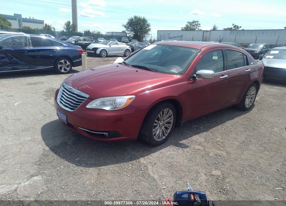 2012 CHRYSLER 200 LIMITED VIN: 1C3CCBCG2CN108818