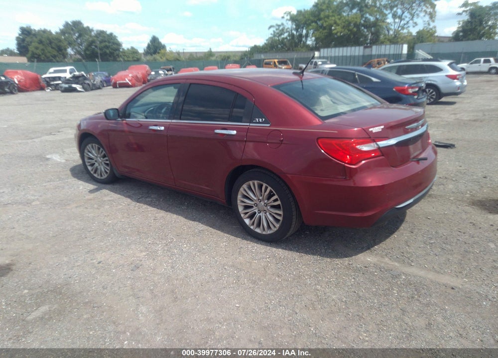 2012 CHRYSLER 200 LIMITED VIN: 1C3CCBCG2CN108818