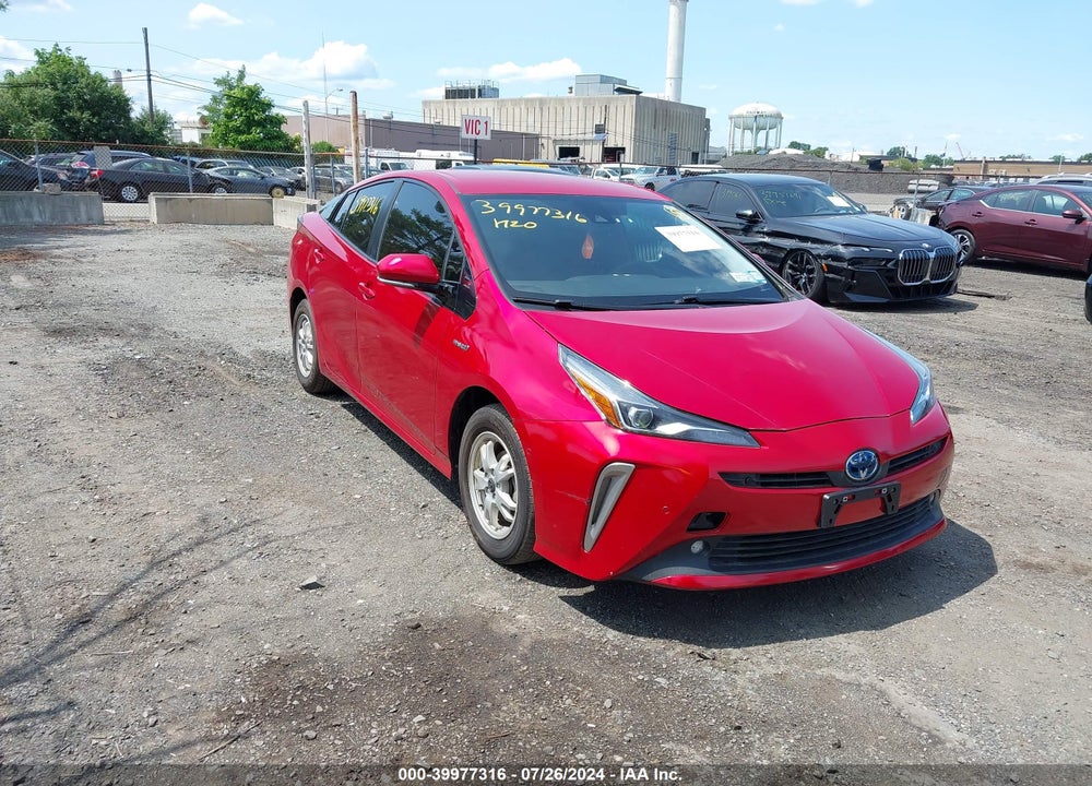2020 TOYOTA PRIUS LE AWD-E VIN: JTDL9RFU6L3020922