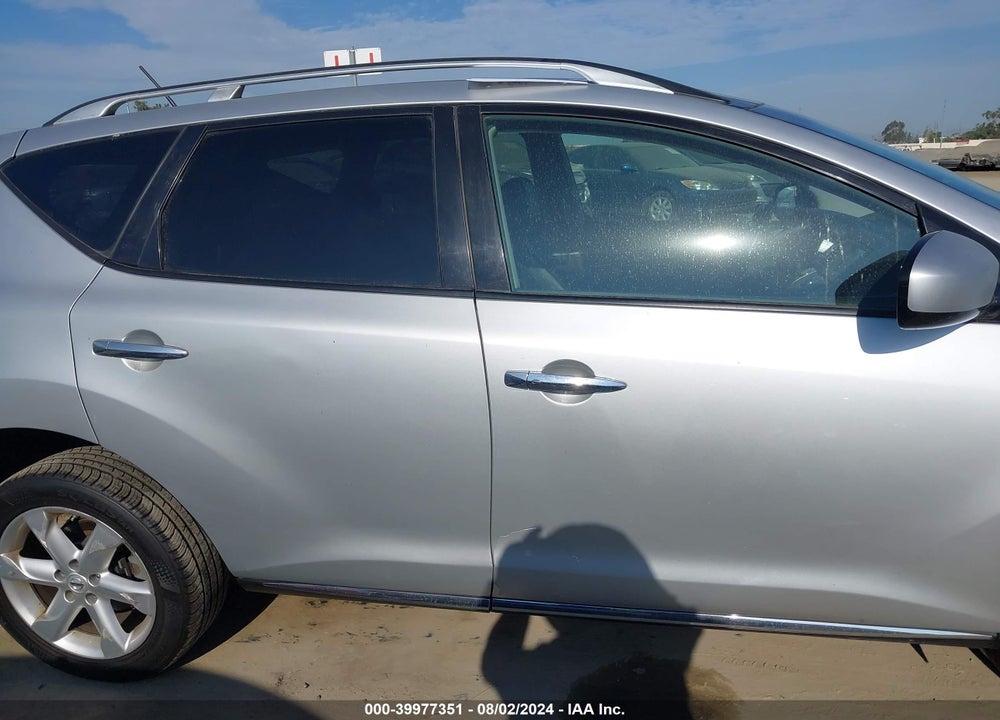 2009 NISSAN MURANO SL VIN: JN8AZ18U29W104043