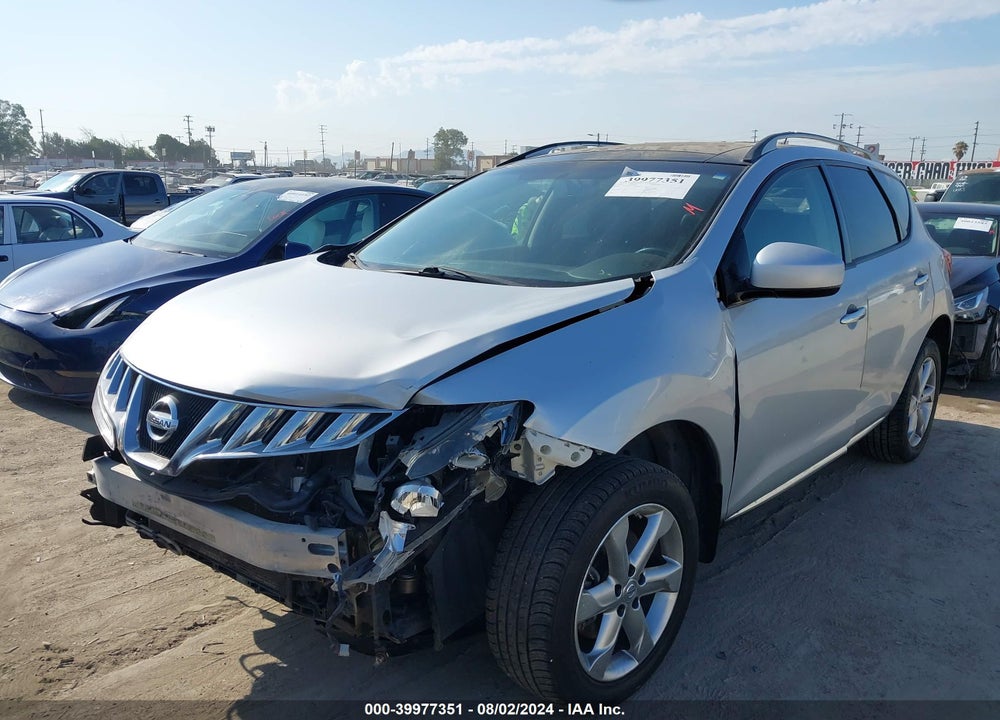 2009 NISSAN MURANO SL VIN: JN8AZ18U29W104043