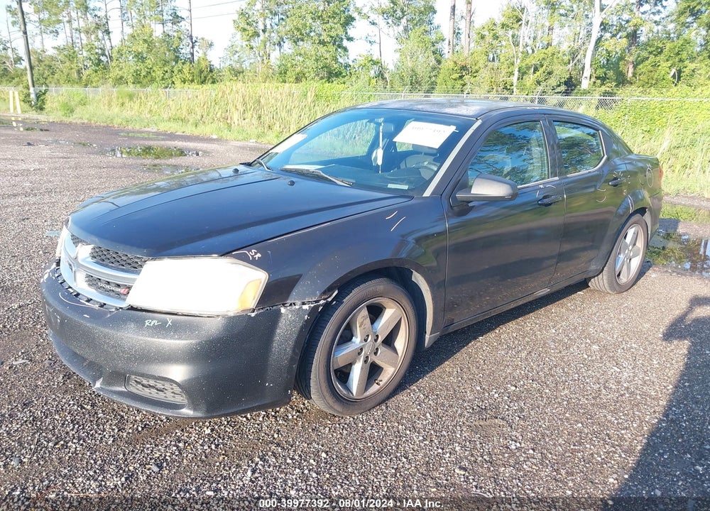 2012 DODGE AVENGER SE VIN: 1C3CDZAB0CN270072