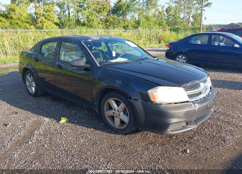 2012 DODGE AVENGER SE VIN: 1C3CDZAB0CN270072