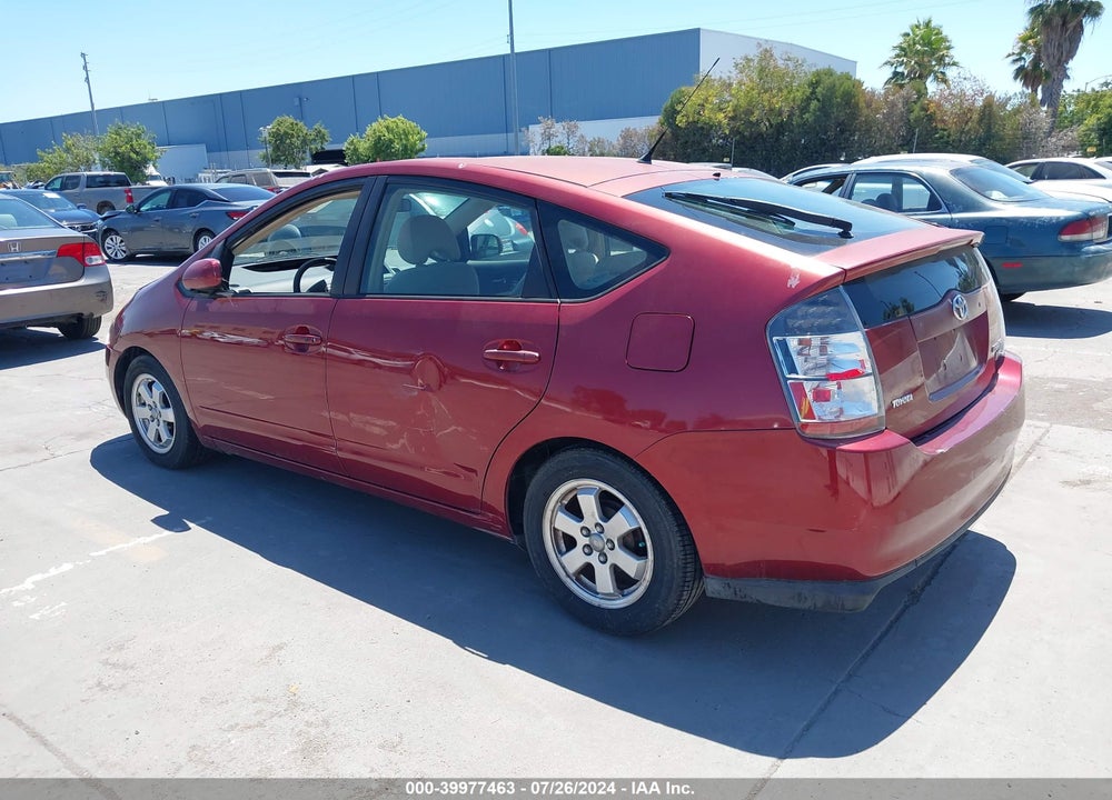 2004 TOYOTA PRIUS VIN: JTDKB20U540108010