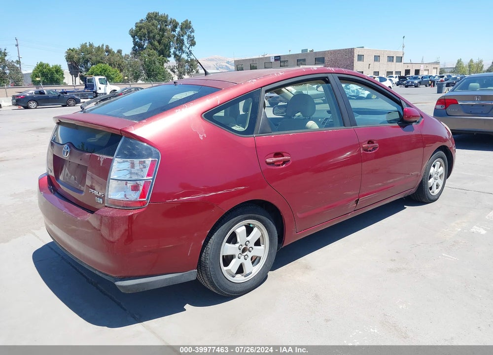 2004 TOYOTA PRIUS VIN: JTDKB20U540108010