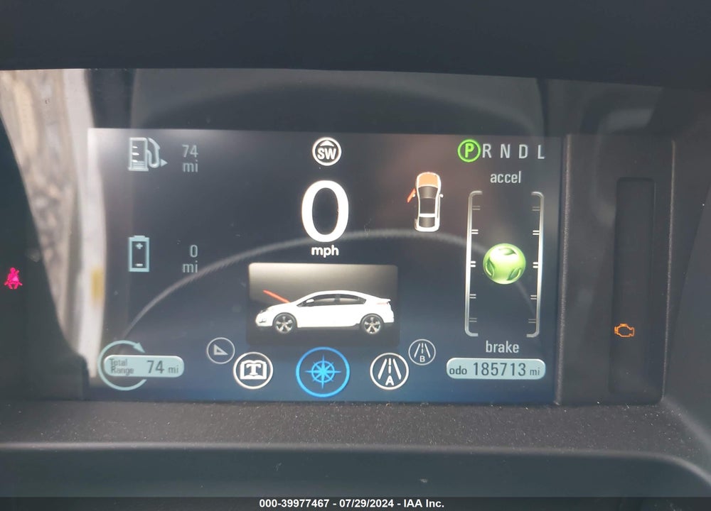 2012 CHEVROLET VOLT VIN: 1G1RB6E49CU125617