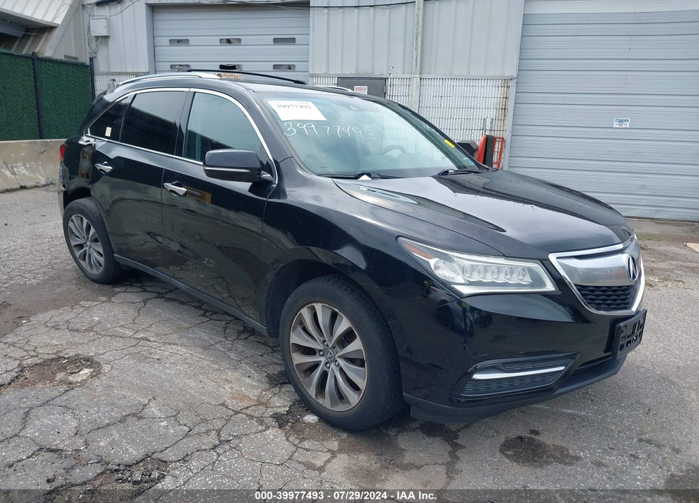 2015 ACURA MDX TECHNOLOGY PACKAGE VIN: 5FRYD4H47FB006389