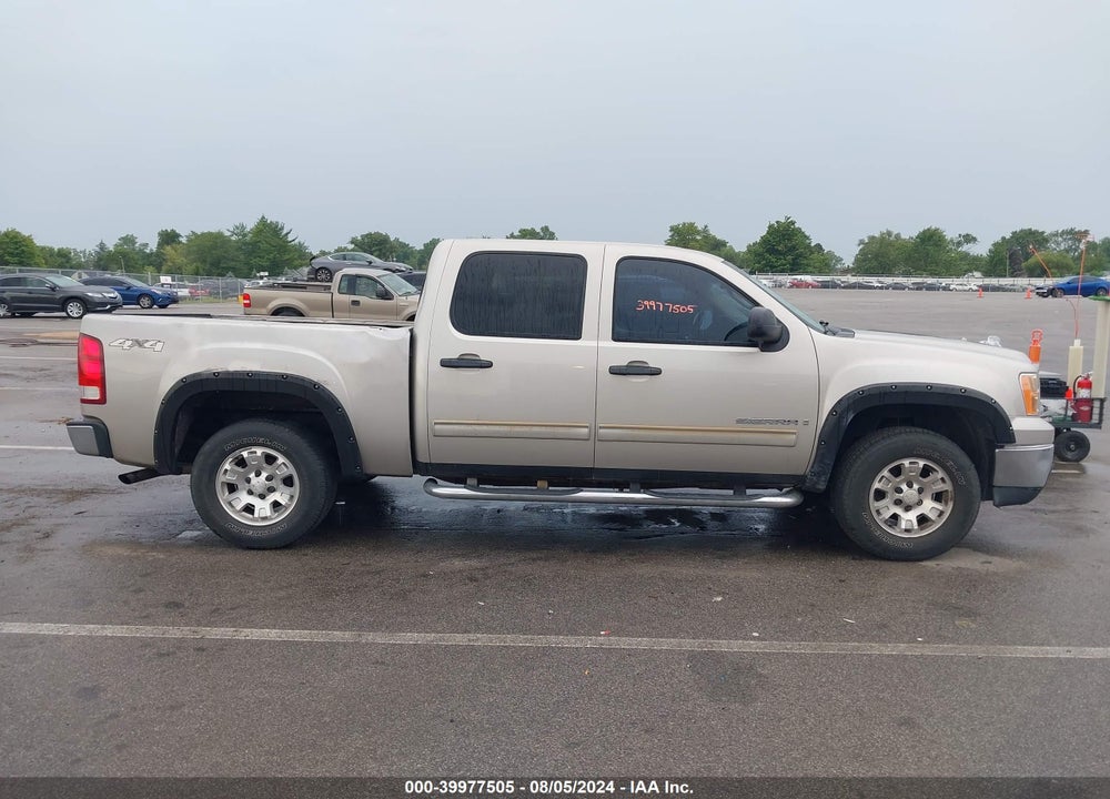 2008 GMC SIERRA 1500 SLE1 VIN: 3GTEK13388G232588